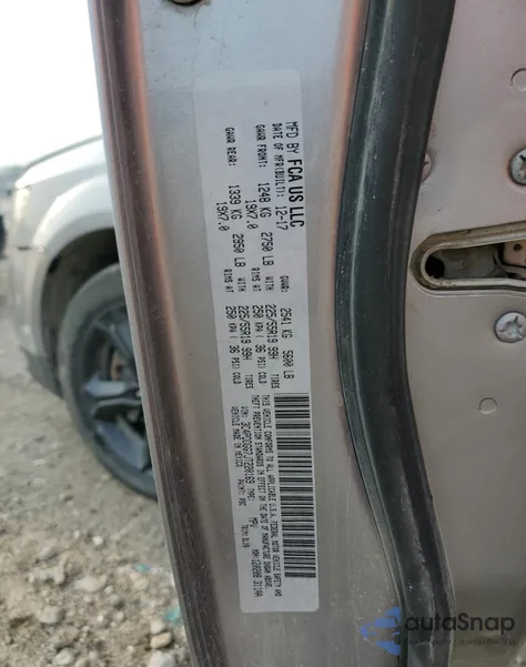 2018 Dodge Journey Crossroad from USA, damaged, VIN 3C4PDDGG7JT220169